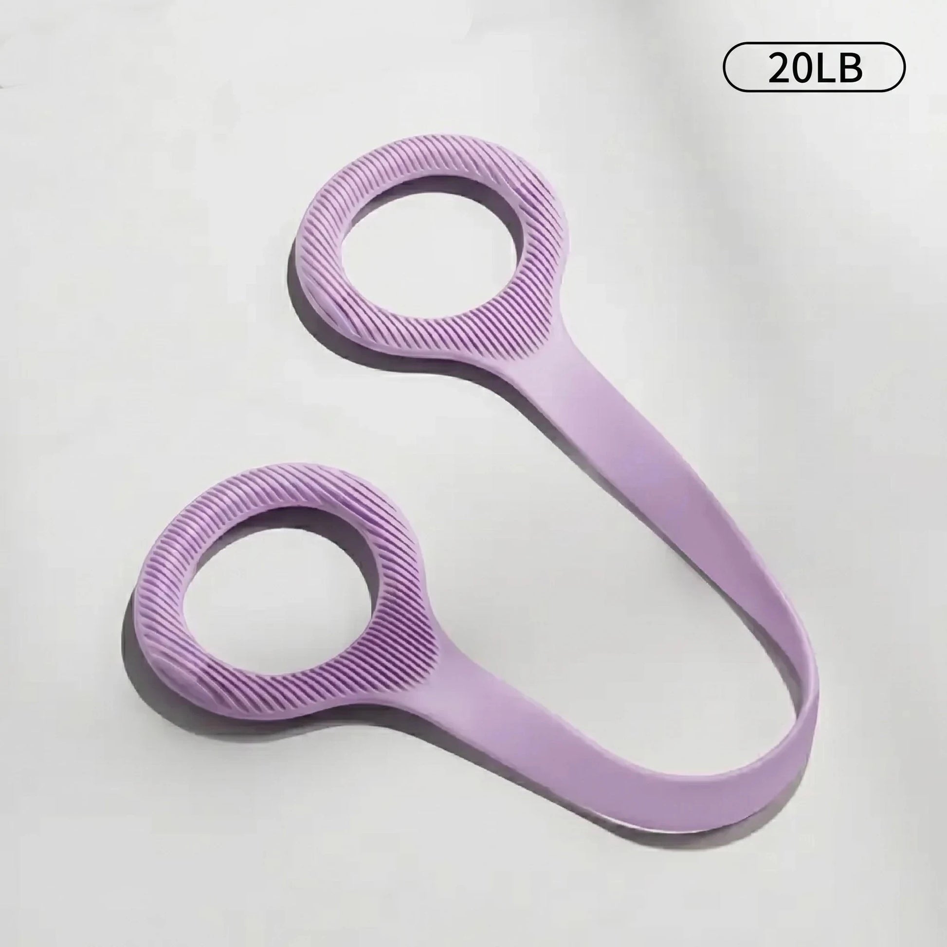 Purple silicone loop resistance band product view