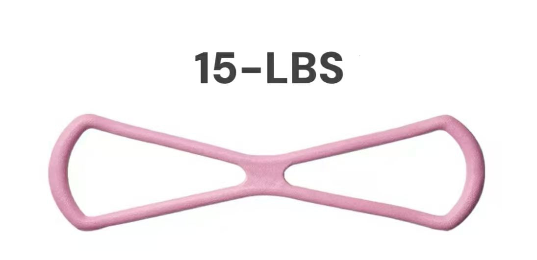 15 lb Figure 8 Resistance Band for Home Workouts
