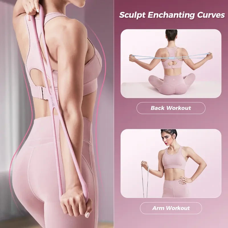 Resistance Bands Figure 8 Exercise Bands
