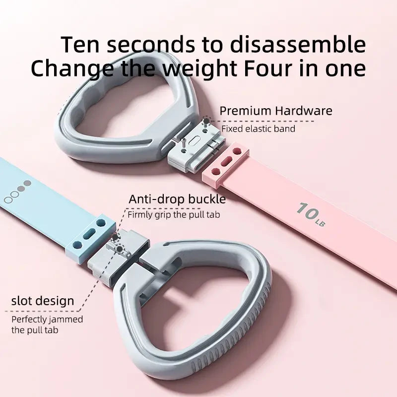 Multi Level Adjustable Resistance Band 10LB-25LB