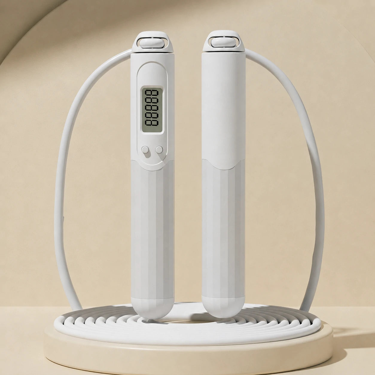 smart cordless jump rope with LED counter – available color