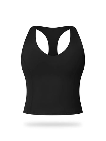 Flowelle Breathable Training Singlet - Jet black
