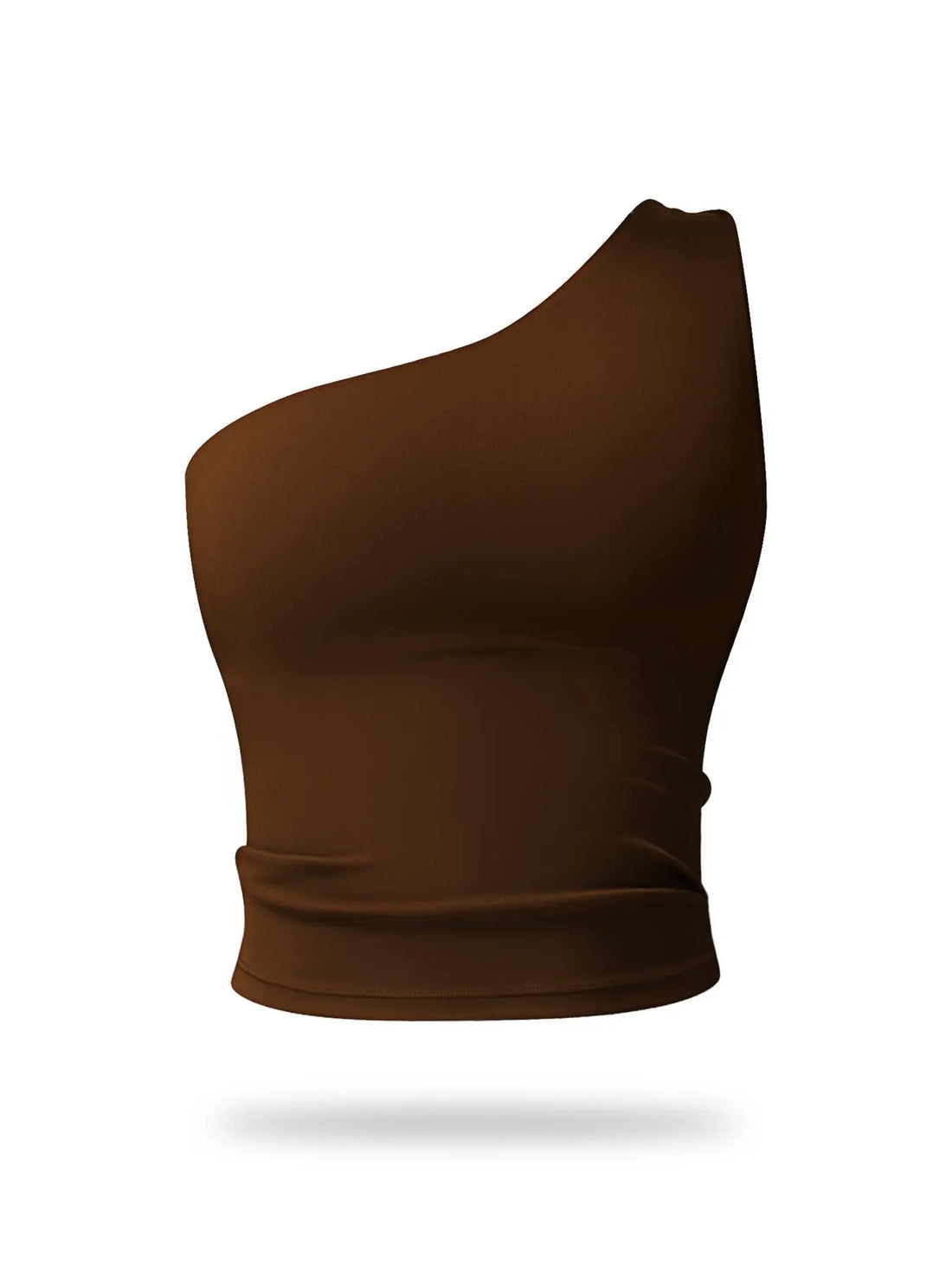 Flowelle One-Shoulder Quick-Dry Sports Bra - Jet black