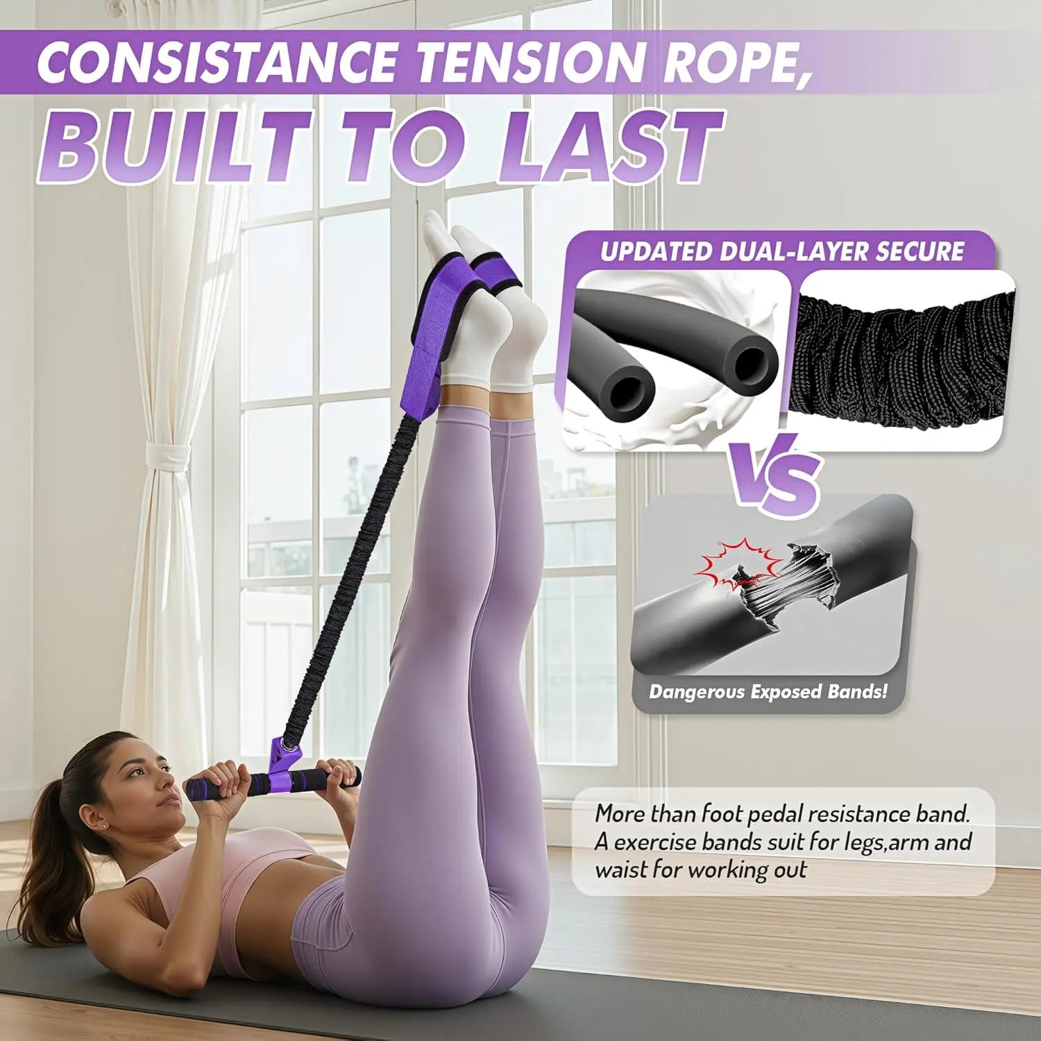 Pedal resistance trainer used for full-body movements