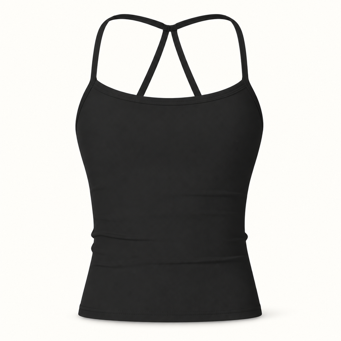 Flowelle Strappy Yoga Tank - Black
