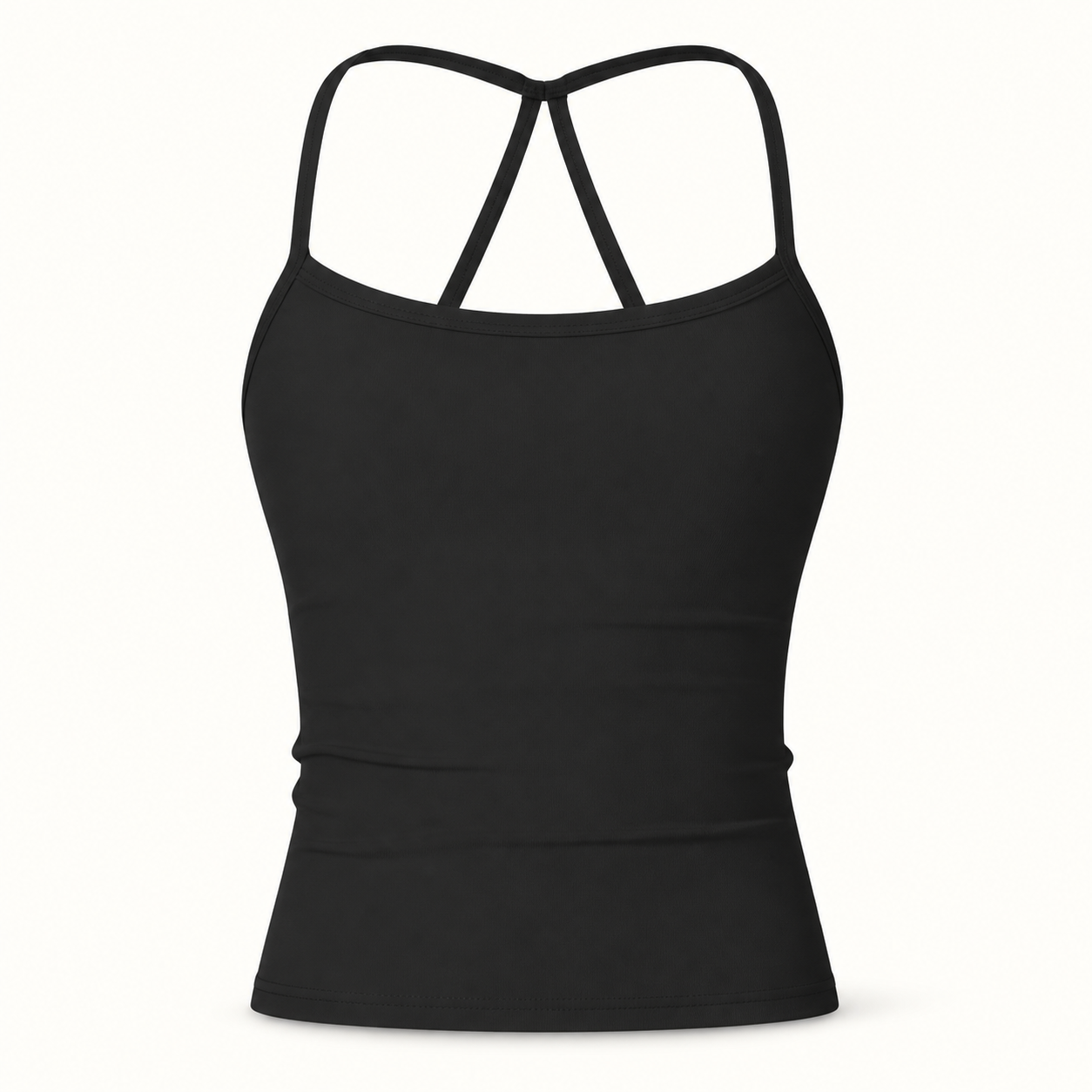 Flowelle Strappy Yoga Tank - Black