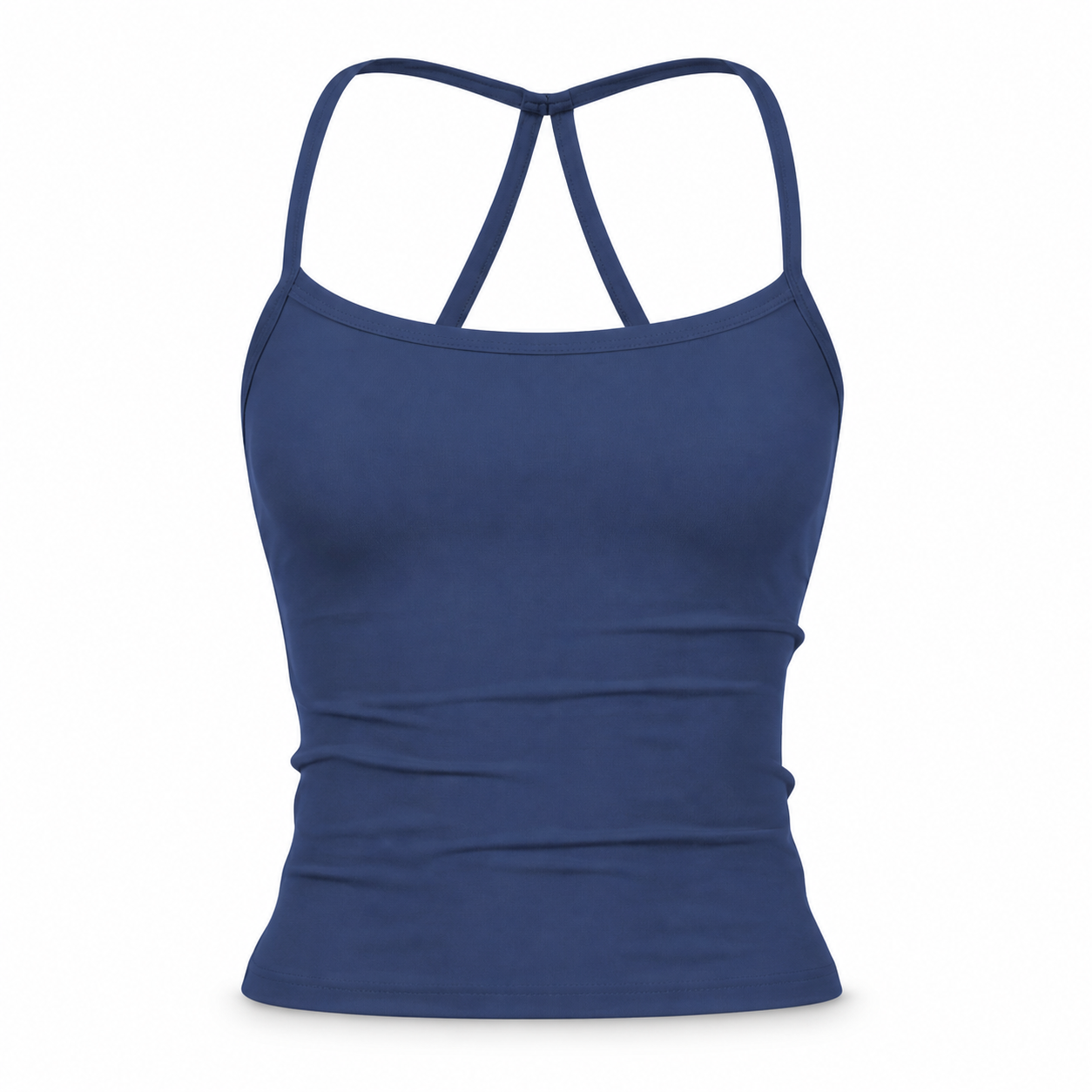 Flowelle Strappy Yoga Tank - Dark Blue