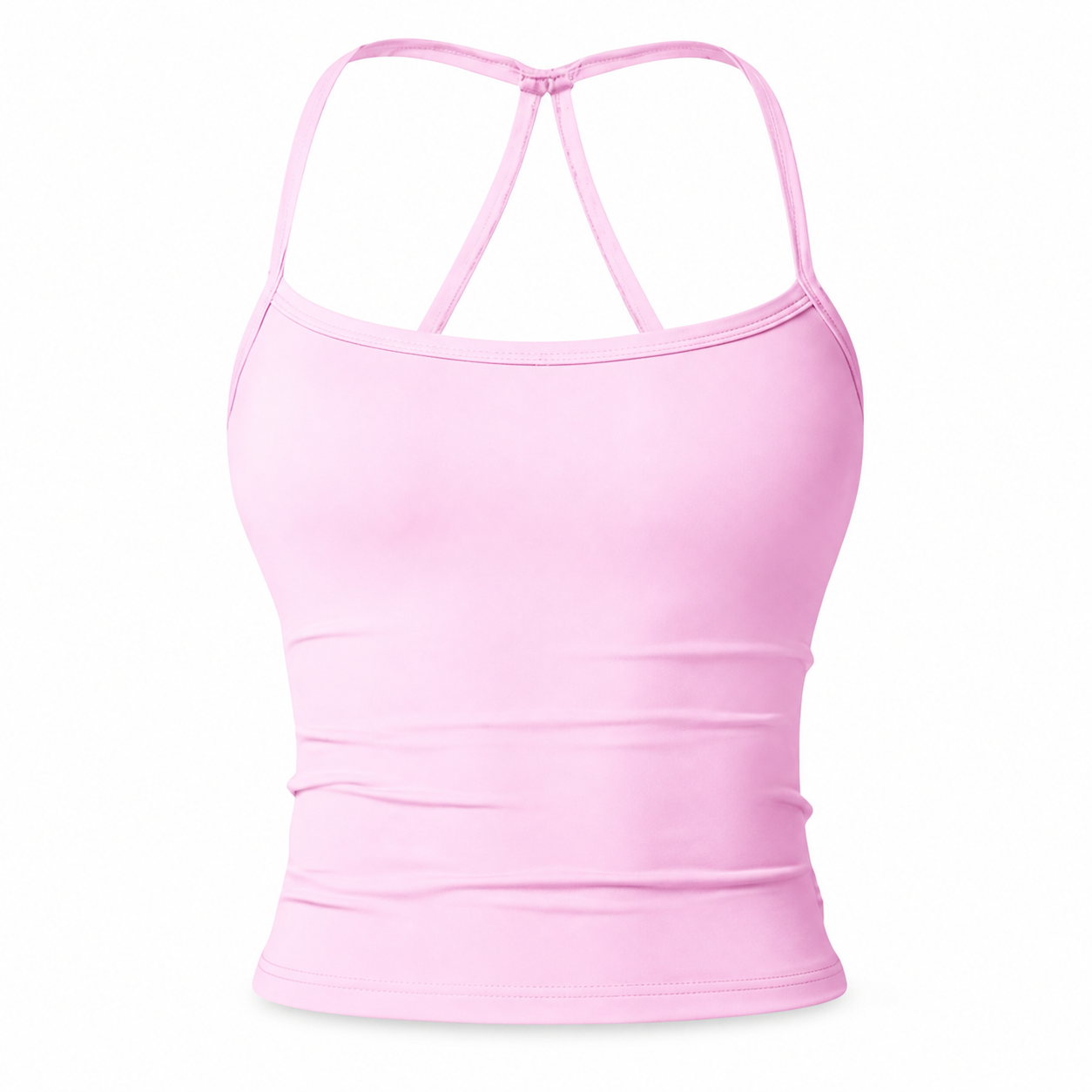 Flowelle Strappy Yoga Tank - Sakura Pink